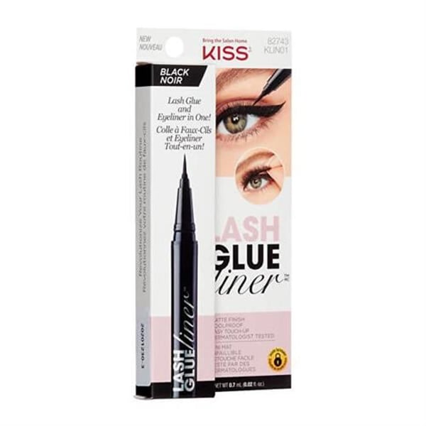 Ögonlinser - KISS - Franslim Liner Svart 0,7 ml - Vattentät - Hög Pigmentering - Långvarigt Håll