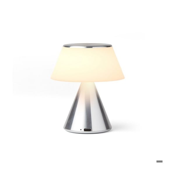 Lexon Design Lampa LED bärbar LUMA | M - Polerad aluminium