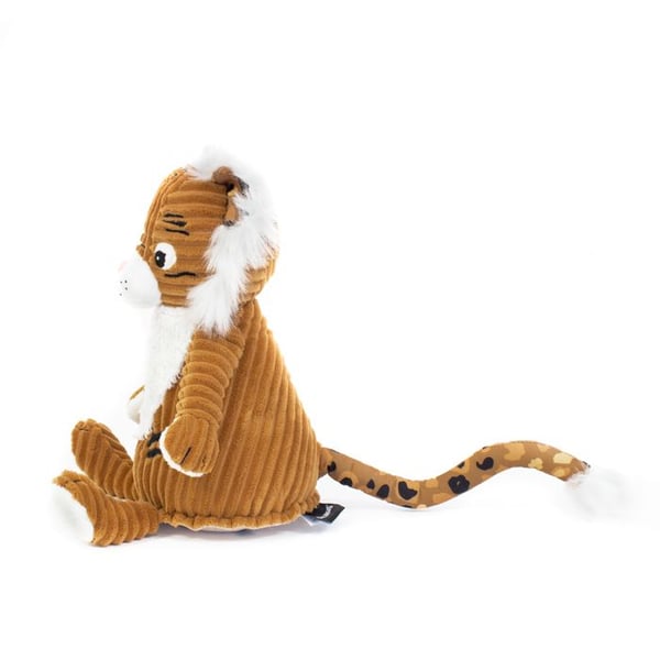 Peluche Les Deglingos Tiger Junior 22 cm - Brun - Blød og Plysset Peluche