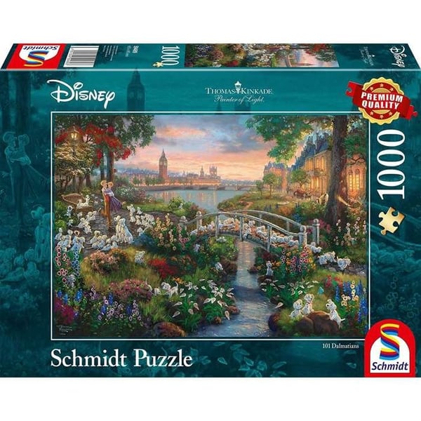 Puzzle 1000 brikker: Disney, De 101 Dalmatinere
