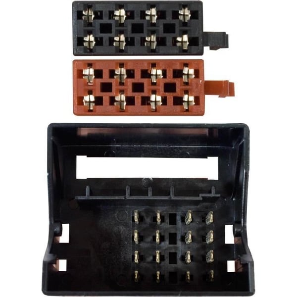 Frontadapter för bilradio - AUTOLEADS - Mercedes Klass E W211 - Svart - Enkel DIN - Kompatibel med Citroën