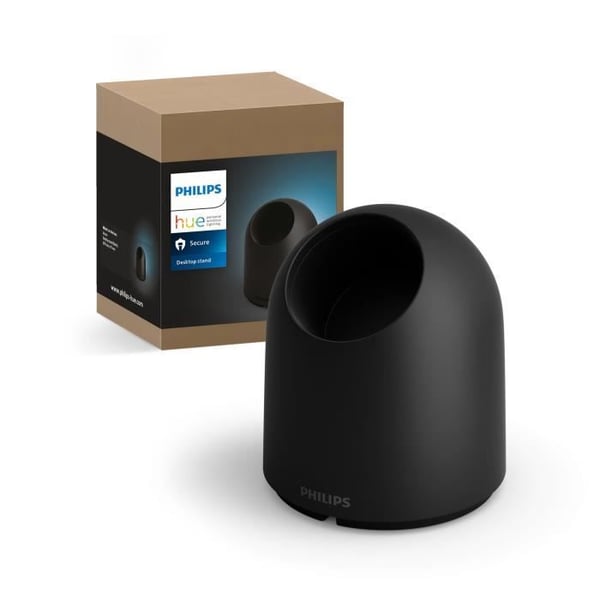 Bordstøtte til indendørs kamera - Philips Hue - Secure - Sort