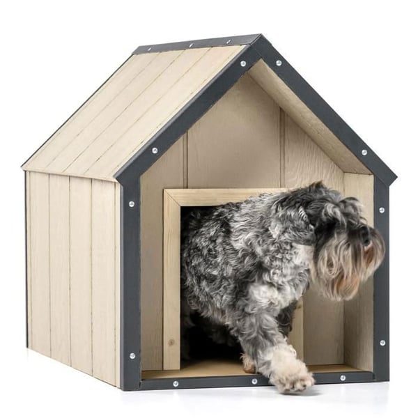 LP SmartSide Nisch för hund - 57 x 95 x H68 cm, Storlek M - TIMBELA M971-1