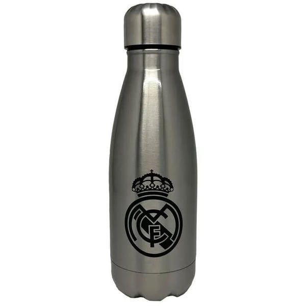 Cyp Brands Real Madrid rostfri stålflaska - Silver - 7,1x7,1x26,3 cm Cyp Brands Real Madrid rostfri stålflaska - Silver - 7,1x7,1x26,3 cm
