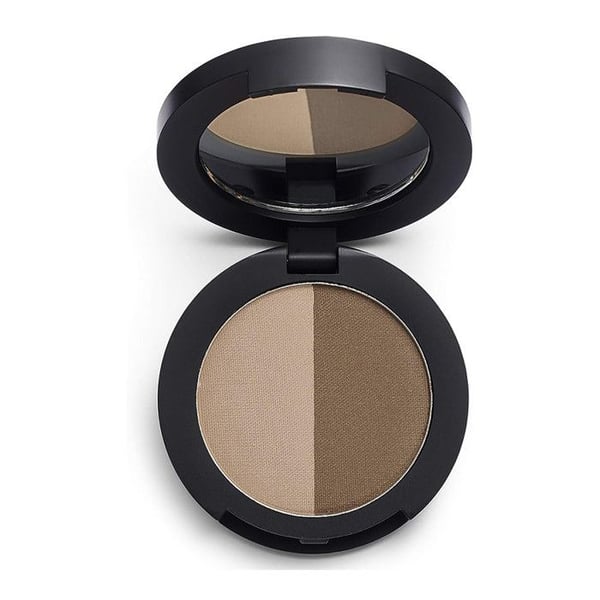 Makeup Revolution - Duo Brow Powder - Mörkbrun Bi-Color