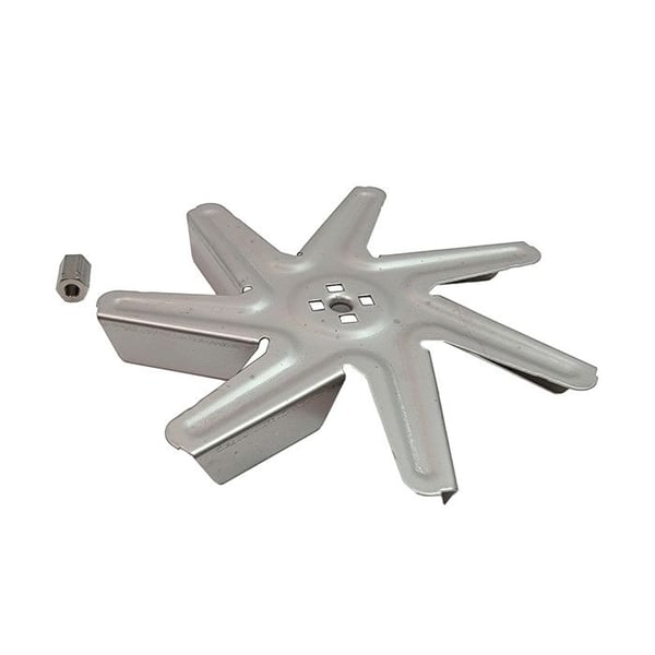 SOS Tillbehör Propeller med mutter 150X18 mm för Ugn, spis 00650472, 00600434 BLAUPUNKT, BOSCH, JUNKER, NEFF, SIEMENS, VIVA