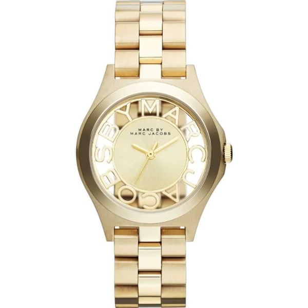 Damklocka - MARC BY MARC JACOBS - SKELETON HENRY MB - Kvarts - Guld - Rund