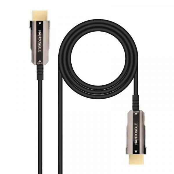 HDMI-kabel V2.0 - NATEC - nanofil 15.10.2015 - 15m - 4K 60Hz - HDR - Svart