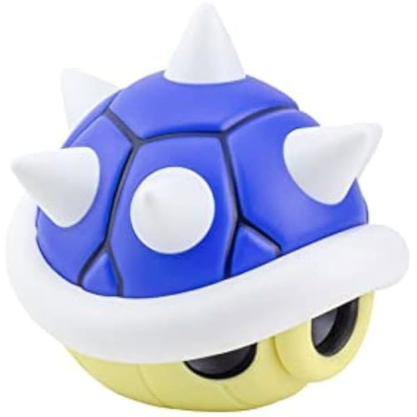 Inredning - Paladone - Blå Super Mario-fodral - LED-nattlampa - Ljud av blå skal - 12 cm