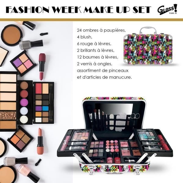 XXXL Makeup Case - Ananas Abstrakt Party