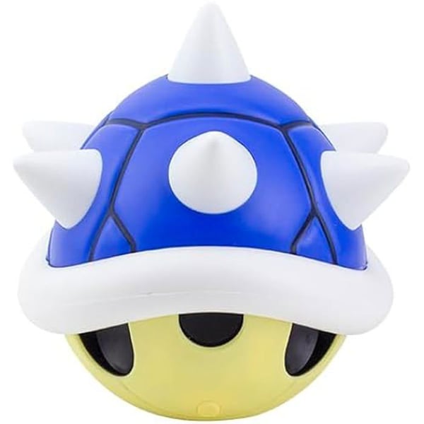 Inredning - Paladone - Blå Super Mario-fodral - LED-nattlampa - Ljud av blå skal - 12 cm
