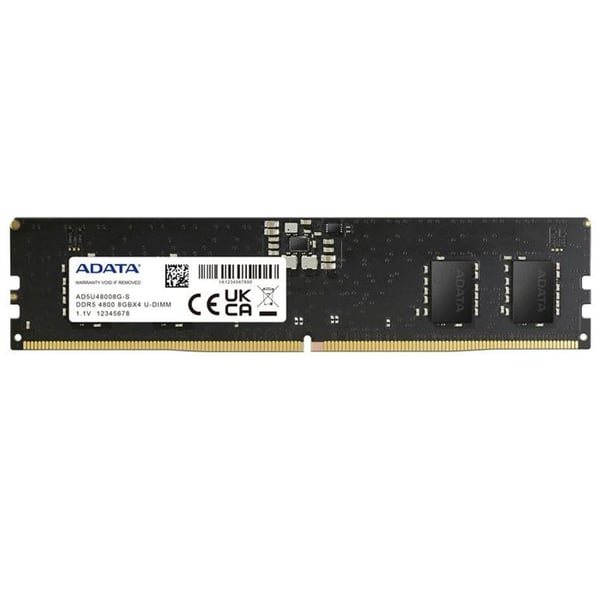 PC RAM-minne 8GB DIMM DDR5 Adata PC5-38400 4800 MHz - svart - TU