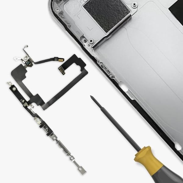 Ström- och Bluetooth-knappkabel för iPhone 15 Plus Black