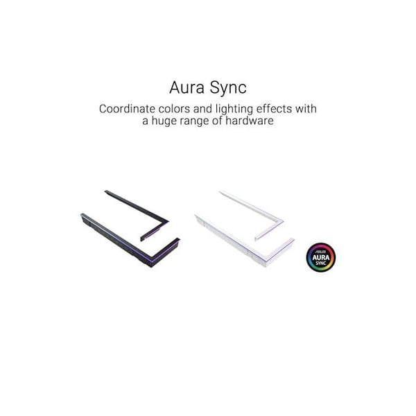 LED ARGB-belysningskit - ASUS - TUF Gaming GT502 - Svart - Enkel installation - Aura Sync