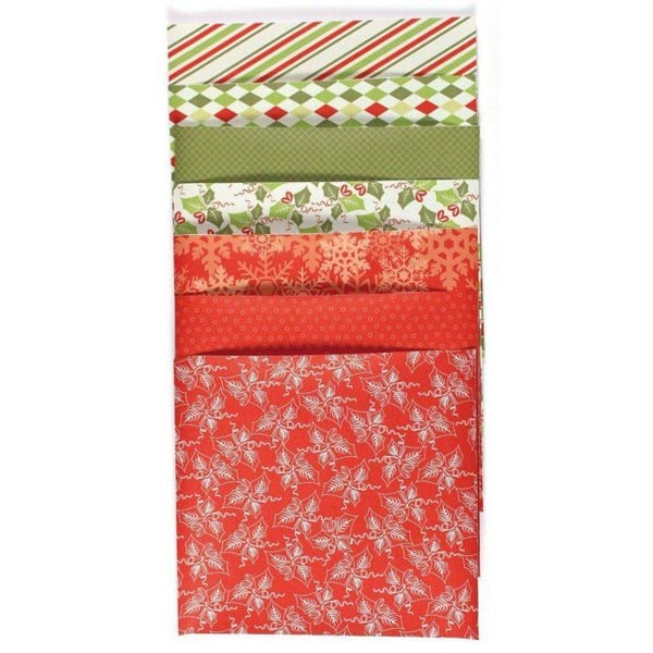 MégaCréa DIY - Pappersark Assortiment Mönster Jul Trend x7