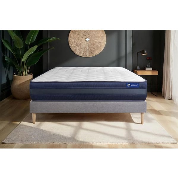 Sängset Madrass Sängbotten 180x200 cm - Grå Sängbotten (i kit) - Actimemo Tech