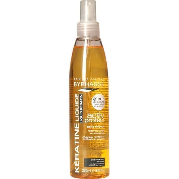 Keratinspray - Byphasse - Activ Protect Elixir - 250 ml - Vitaliserar håret - Ljusar upp håret