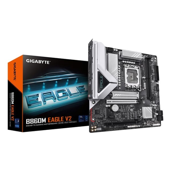 Moderkort - GIGABYTE - B860M EAGLE V2 - Micro-ATX-format - Chipset Intel B860 - DDR5