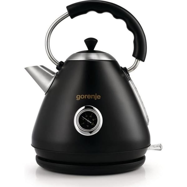 Kedel - GORENJE - K17CLBK - 1,7L - Sort - Trådløs hældning - 360 graders base