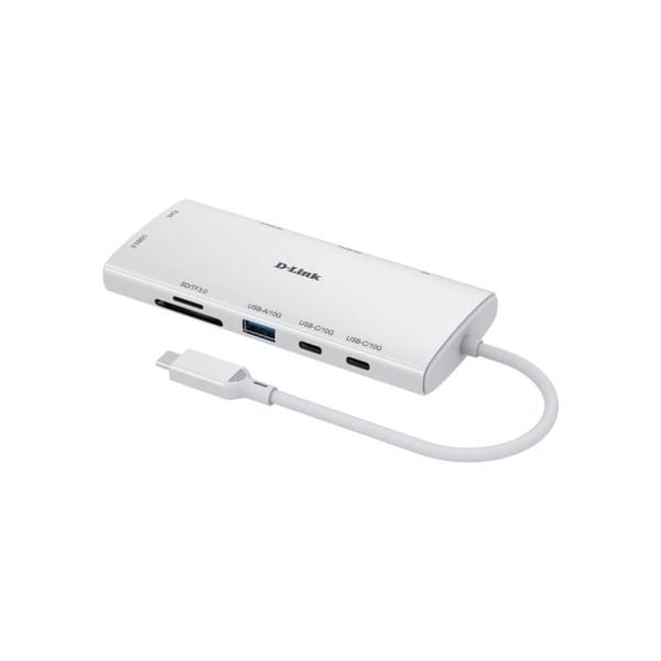 USB-C-hubb - D-LINK - DUP-A01 - 10 i 1 - 2xHDMI - Nytt skick