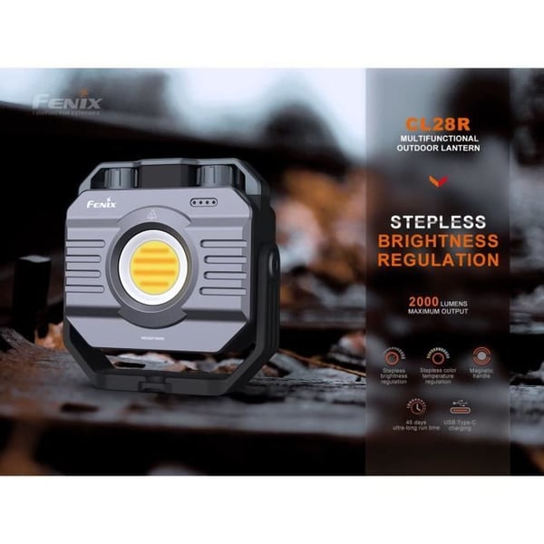 Fenix CL28R Genopladelig arbejds- og udendørslampe 2000 lumen