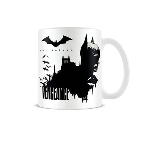 Mugg - PYRAMID INTERNATIONAL - Batman Vengeance Gotham City - 315 ml - Keramik - Svart och vit
