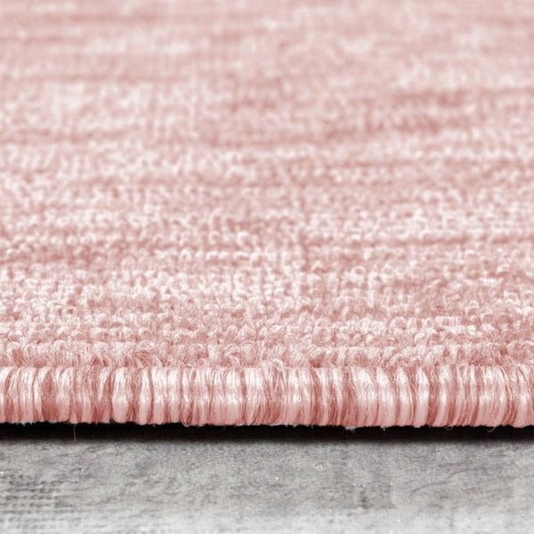 Moderna & Design Ayyildiz Mattor 200 x 290 cm - Rosa - Rektangulär - Mjuk Ull Effekt Kort Lugg - Ref 901800ROSE