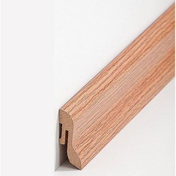 PROVISTON Sockel nr 341 MDF 20 x 40 x 2500 mm ek för att limma, skruva & spika, klämma Belagd MDF-kärna 25 meter | 10 stycken