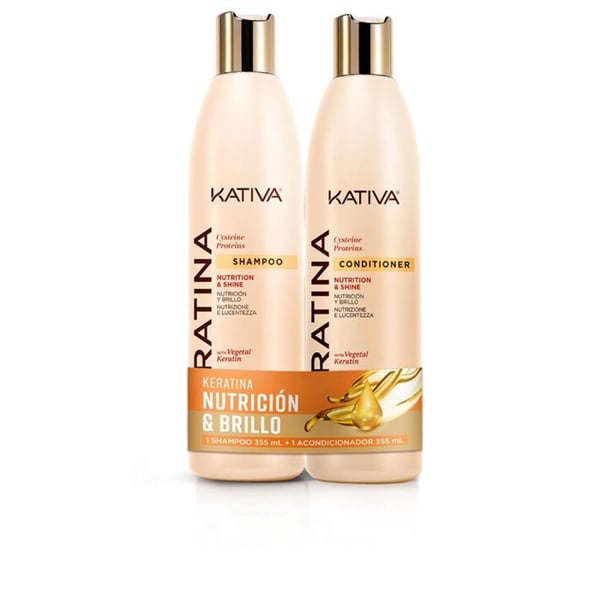 Keratine KATIVA KERATINA KIT SCHAMPOO 355 ML + BALSAM 355 ML