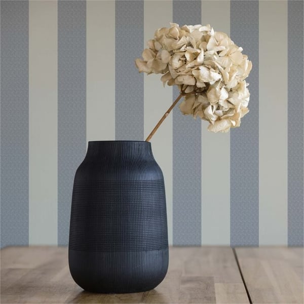 Tapet Ränder M1-No.593 Grå Vit Tapet Design