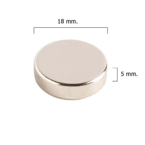 Wolfpack neodymmagnet rund 18 x 5 mm (blister 1 st