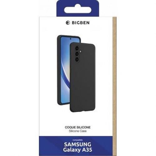 Fodral - BIGBEN CONNECTED - Samsung Galaxy A35 - SoftTouch Silikon - Stötsäker - Svart