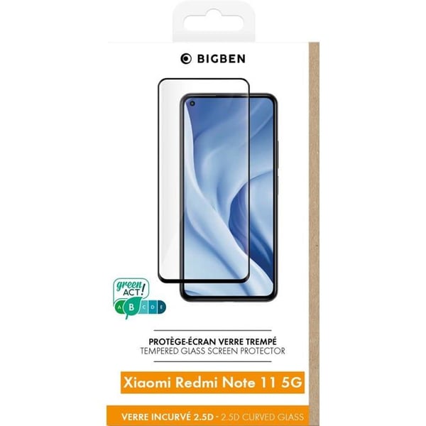 2.5D skärmskydd Xiaomi Redmi Note 11 4G / 11S 4G - BIGBEN CONNECTED