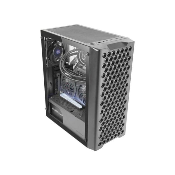 PC-chassi ATX - Mars Gaming - MC-iPRO - Härdat Glas - Tyst 120mm Fläkt - Svart