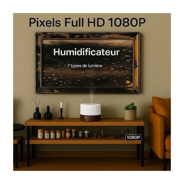 Aromaterapi Diffuser Kamera Spion Wi-Fi Full HD 4K