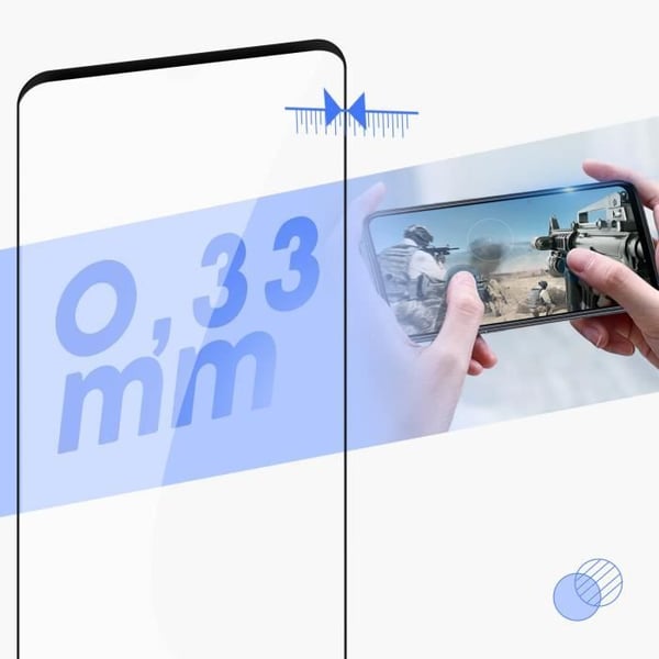 Skärmskydd - DUX DUCIS - Härdat glas - Hårdhet 9H - Ultratunn 0,33 mm - Kompatibel med Xiaomi Redmi Note 12