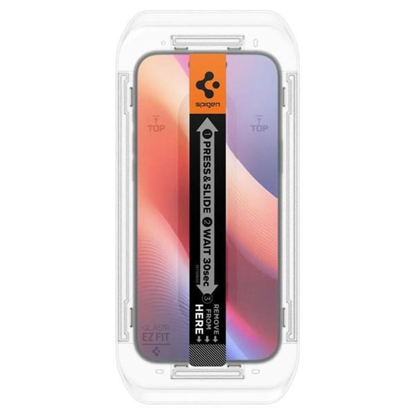 Hærdet glas SZKŁO HARTOWANE SPIGEN GLAS.TR ”EZ FIT” 2.Pack IPHONE 16 PRO CLAIR