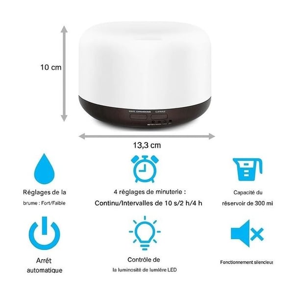 Aromaterapi Diffuser Kamera Spion Wi-Fi Full HD 4K