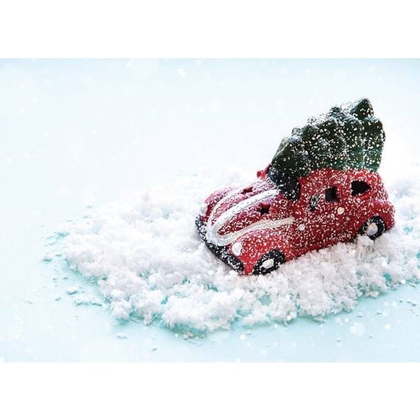 Falsk snö - PTIT CLOWN - 74g - Juldekoration - Vit - Inomhus - Vuxen