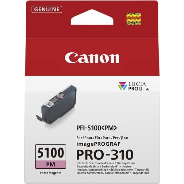 CANON 6957C001 - PFI-5100 MAGENTA FOTO TINTA