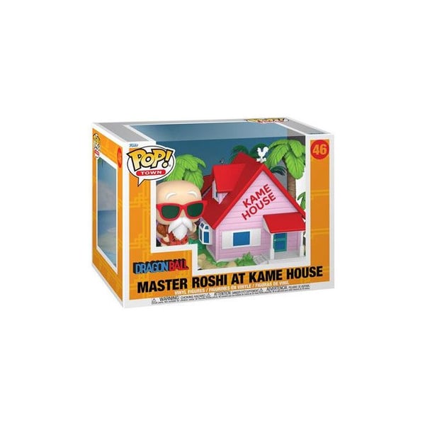 Figurins Funko Pop Town Dragon Ball Master Roshi vid Kame House