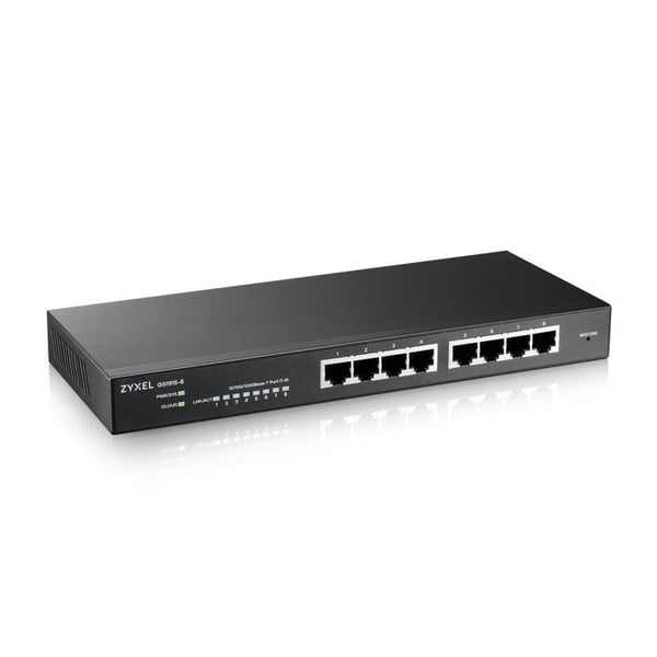 Switch - Zyxel - GS1915-8 - 8 Ethernetportar - Hanterad - Svart