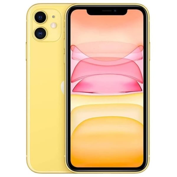 APPLE iPhone 11 128 GB Gul - Begagnad - Mycket bra skick