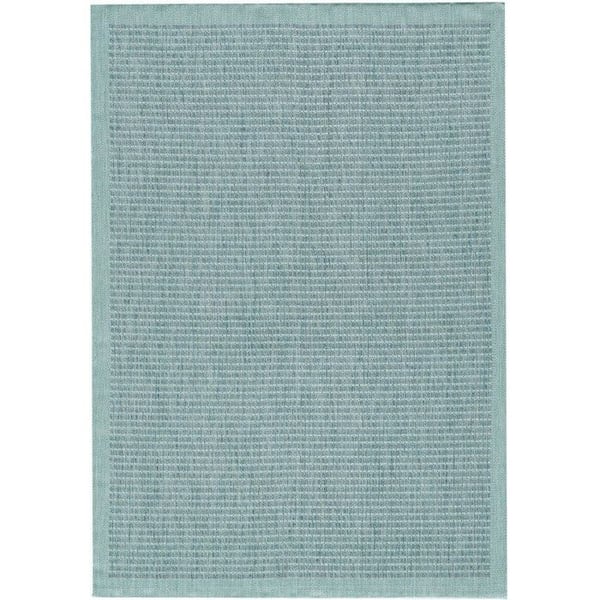 Utomhusmatta, Unicolor, Färg Blå, Matta för Terass-Balkong-Kök, baksida i polypropen (Dimension: 120X170 cm)
