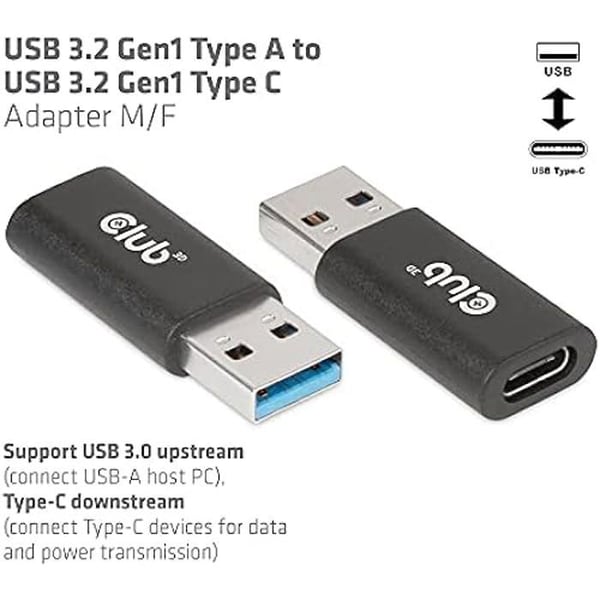 Club 3D USB 3.2 Typ A <> USB 3.2 Typ C-adapter