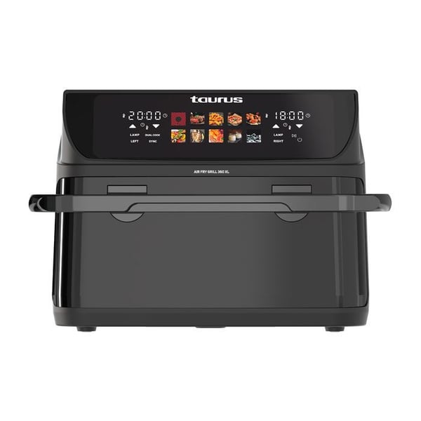 Luftfritös - TAURUS - Air Fry Grill 260 XL - 10 L - 2800 W - Dual Cook