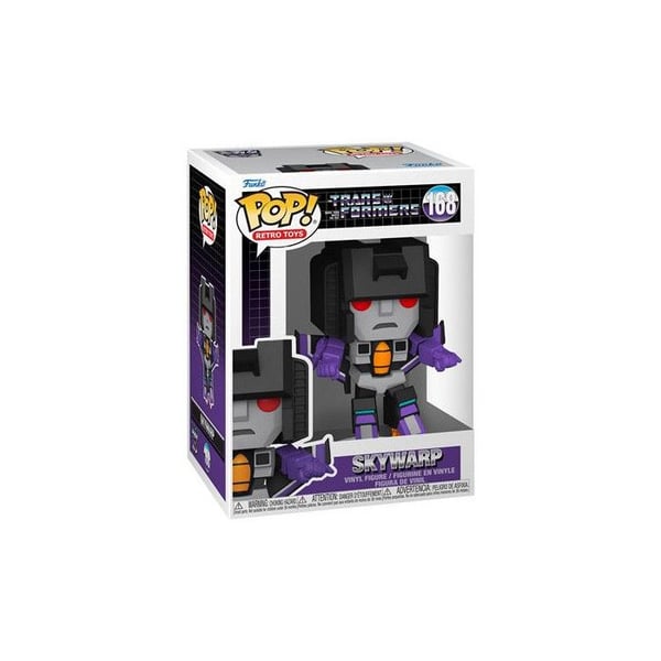 Figurine Funko Pop Retro Leksaker Transformers S6 Skywarp med Chase Slumptal