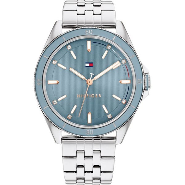 Tommy Hilfiger - Klocka för kvinnor - Kvarts - Analog - Armband i rostfritt stål silver - 1782481