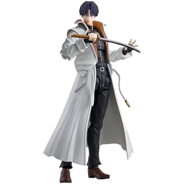 Figurine - TAMASHII NATIONS - Aoshi Shinomori - Rurouni Kenshin - S.H.Figuarts - 3 utbytbara ansikten