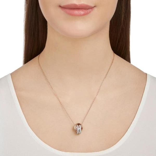 Charm - 5240525 - Pläterad metall - Swarovski-kristaller - Blank finish